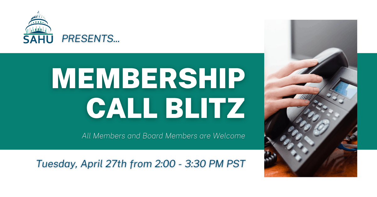 SAHU Membership Call Blitz