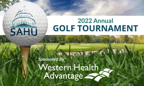 2022 SAHU Golf Tournament Banner